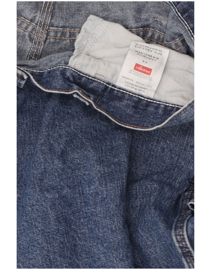 Wrangler Herre Carpenter Denim Shorts W44 2XL Blå Bomuld