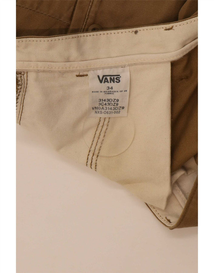 Vans Herre Chino Shorts Large W34 Beige Bomuld