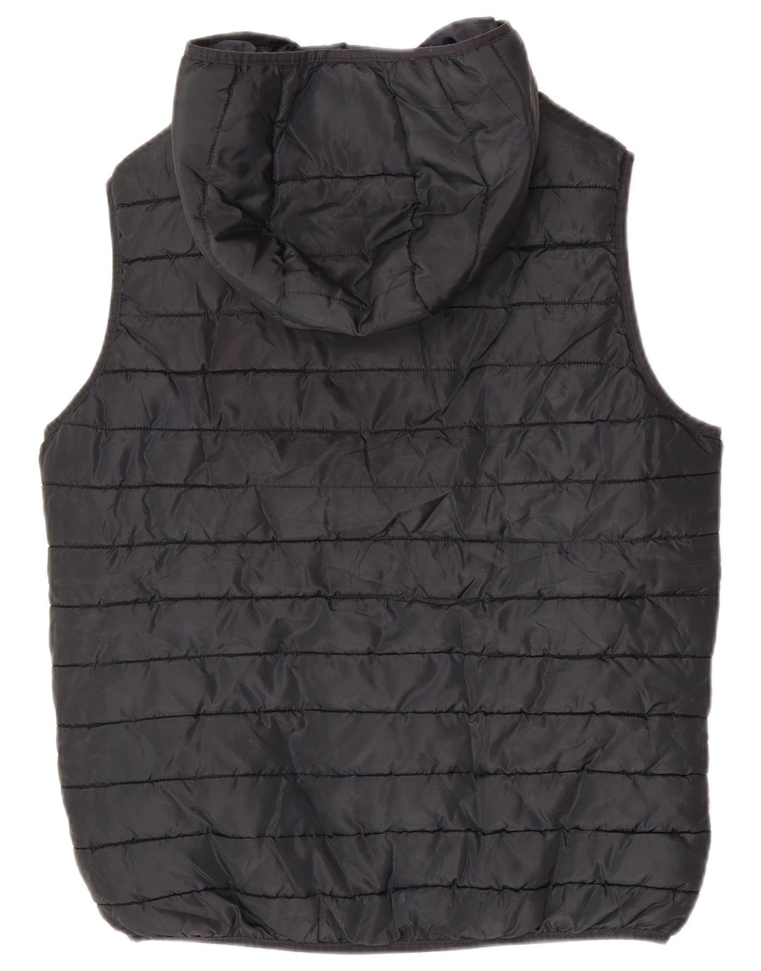 Jack & Jones Herre hætte polstret Gilet UK 40 Stor sort polyester