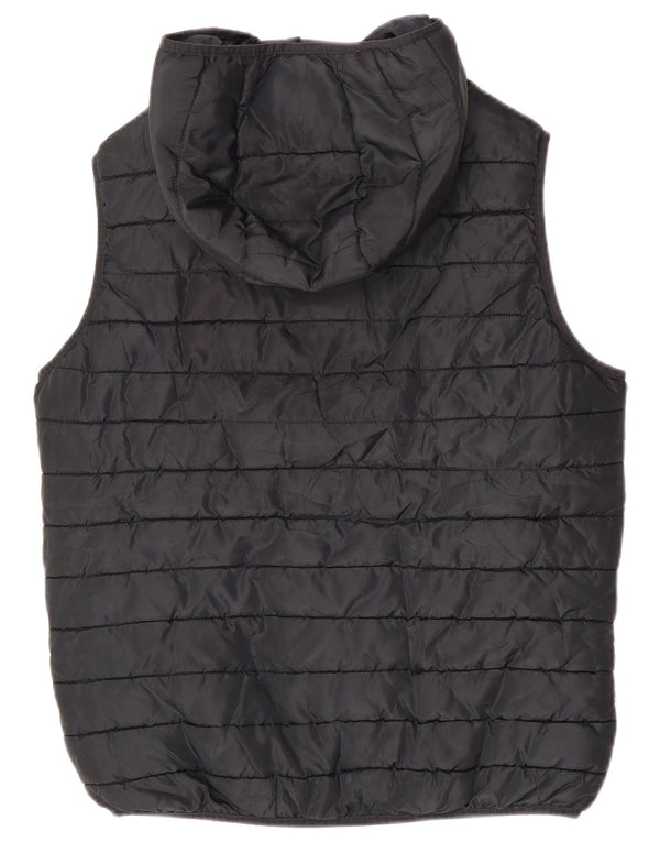 Jack & Jones Herre hætte polstret Gilet UK 40 Stor sort polyester