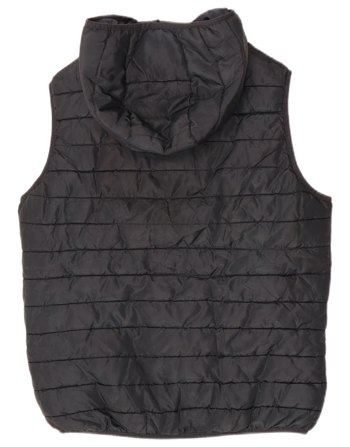 Jack & Jones Herre hætte polstret Gilet UK 40 Stor sort polyester