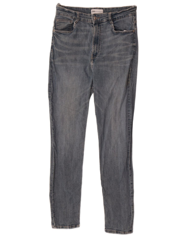 Zara Dame Skinny Jeans EU 42 Large W32 L27 Blå
