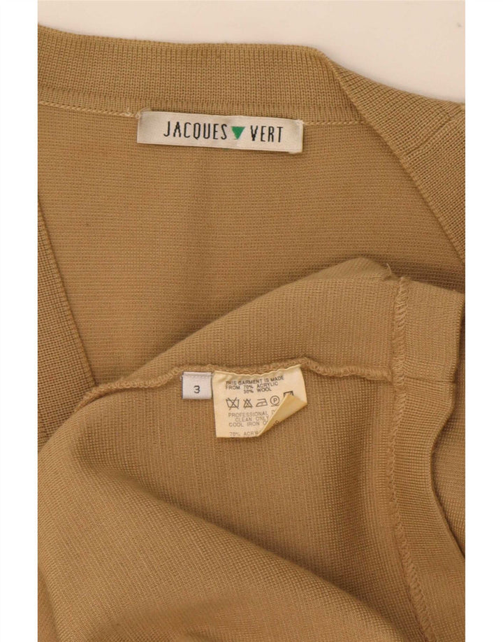 Jaques Vert Dame Longline Cardigan Sweater UK 16 Large Beige