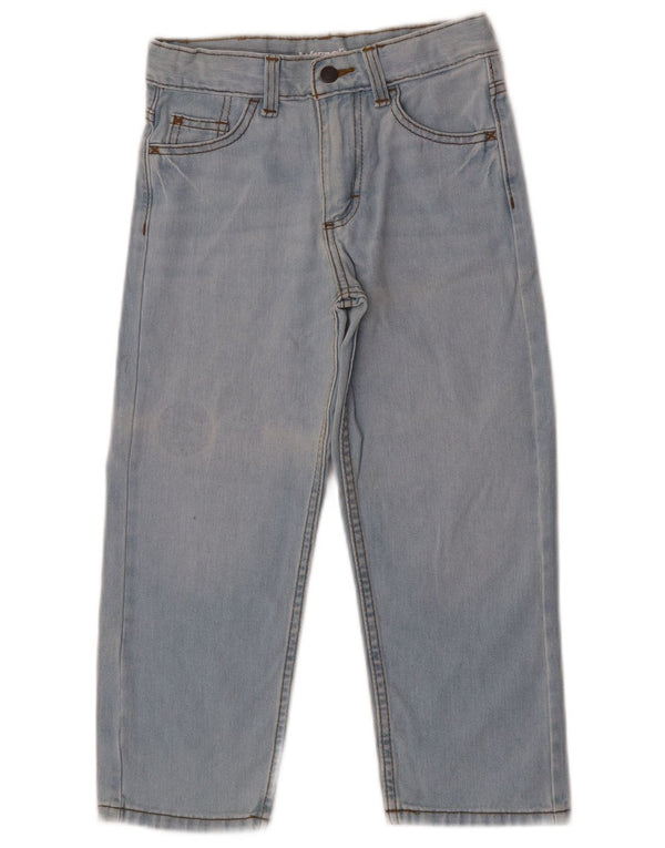 Wrangler Boys Straight Jeans 5-6 år W22 L19 Blå Bomuld