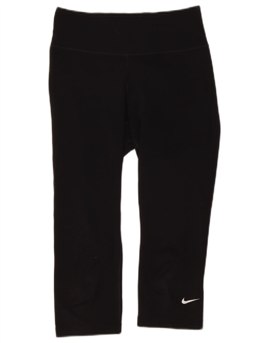 Nike Dame Dri Fit Capri Leggings UK 6 XS Sort Polyester