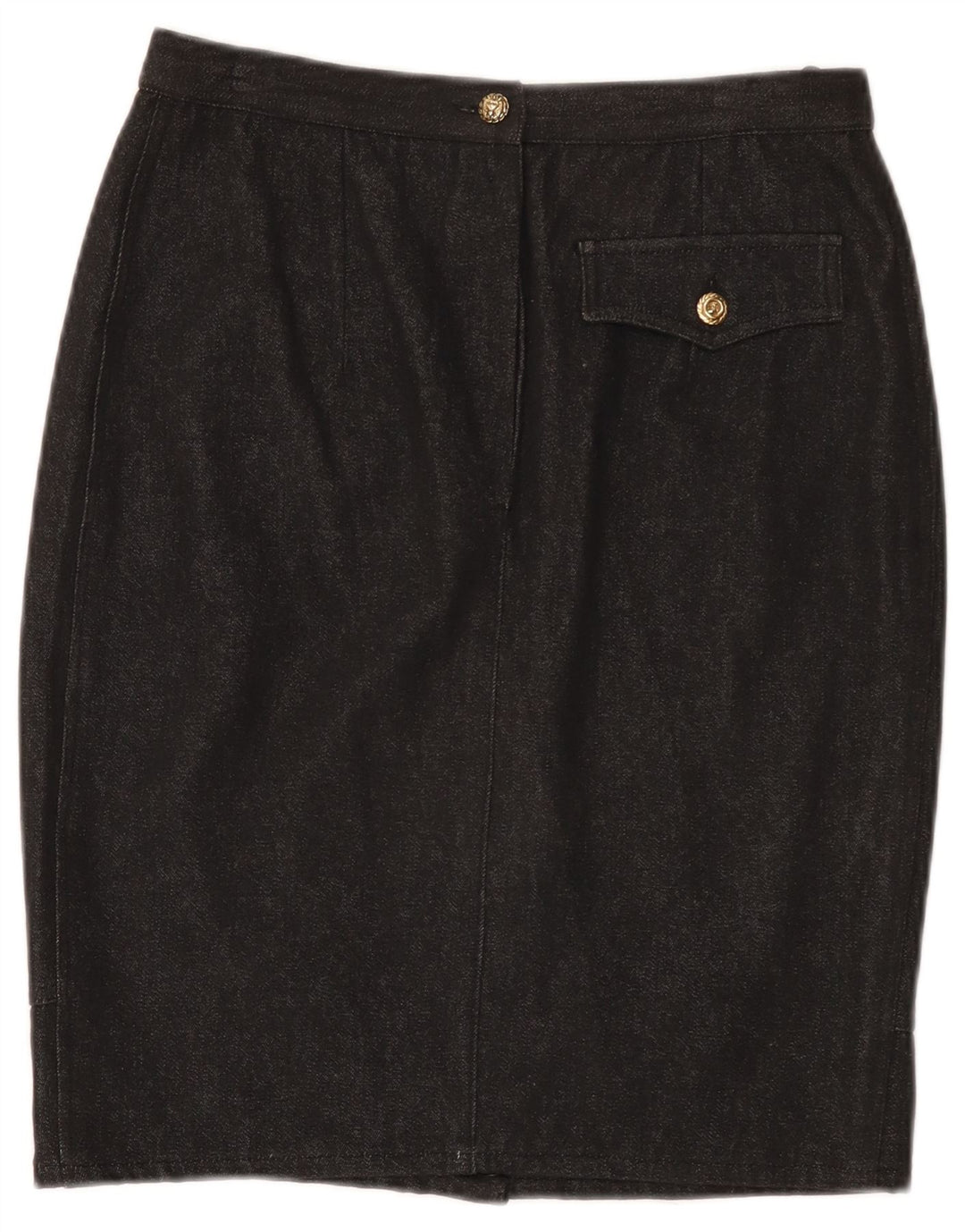 Giorgio Grati Dame Denim Nederdel IT 44 Medium W28 Sort