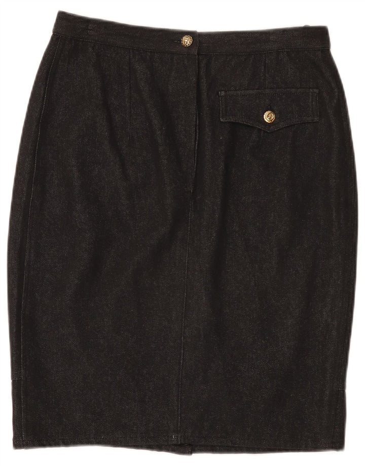 Giorgio Grati Dame Denim Nederdel IT 44 Medium W28 Sort