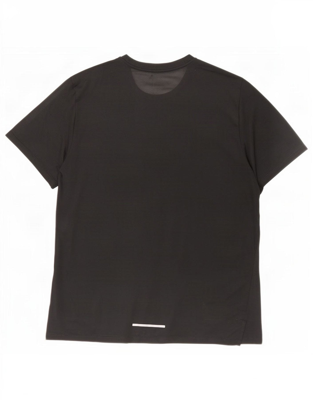 Nike Herre Dri Fit T-shirt Top Stor sort stribet polyester