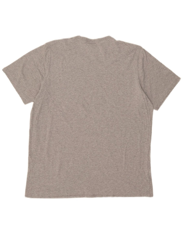 Adidas Herre Grafisk T-Shirt Top XL Grå Bomuld