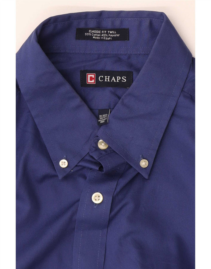 Chaps Herreskjorte str. 16 1/2 Large Blue Cotton