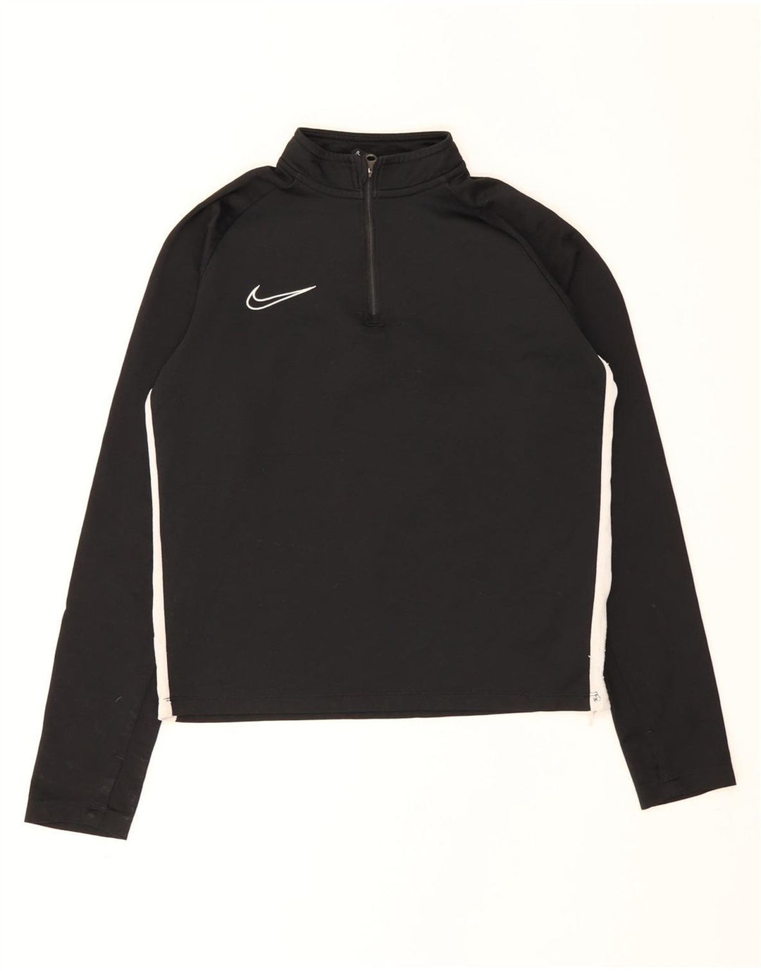 Nike Boys Dri Fit Træningsdragt med lynlås-hals, topjakke 10-11 år Medium Sort