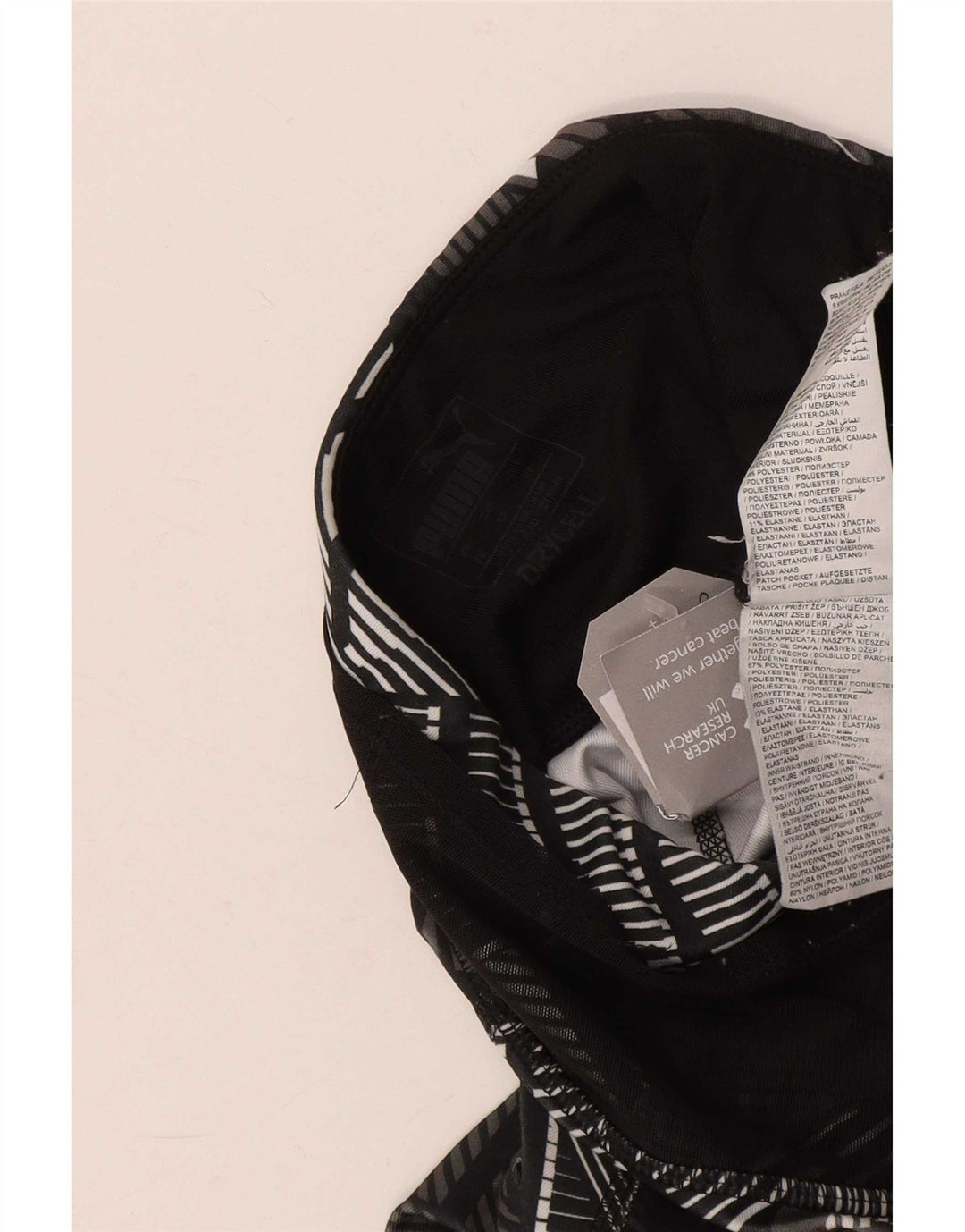 Puma Grafiske Leggings til kvinder UK 4 XS sort polyester