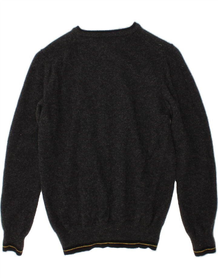 REFRIGIWEAR Boys V-Neck Jumper Sweater 11-12 Years Small  Grey Flecked Vintage Refrigiwear and Second-Hand Refrigiwear from Messina Hembry 