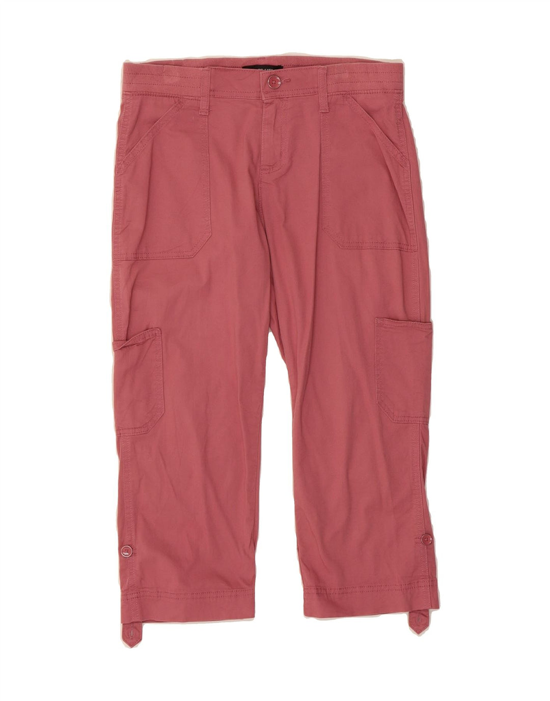LEE Womens Mid Rise Relaxed Fit Capri Trousers US 4 Small W30 L20 Pink Vintage Lee and Second-Hand Lee from Messina Hembry 