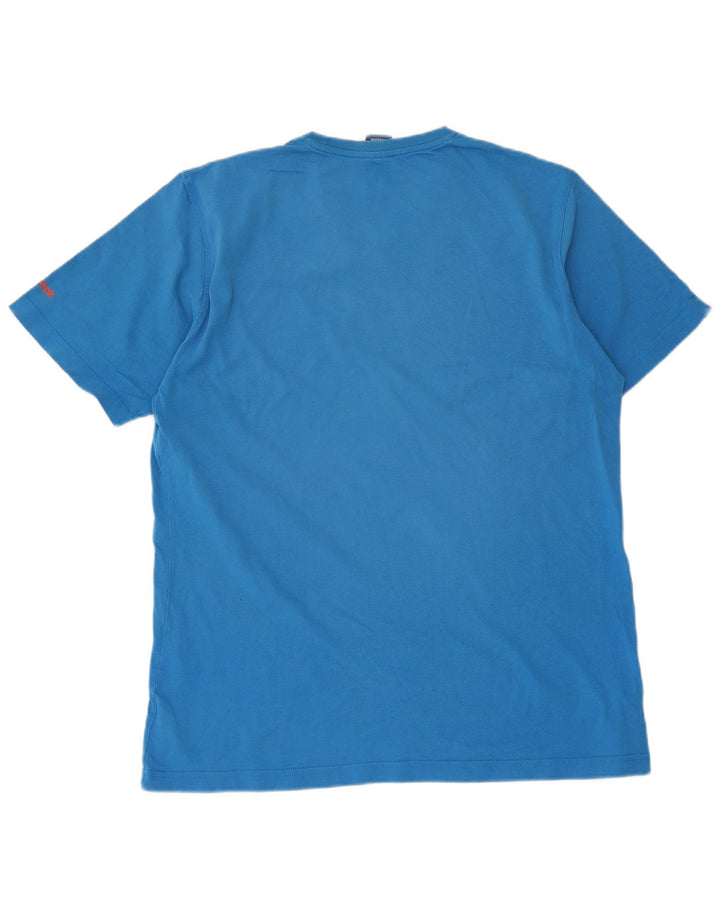 Reebok Herre Grafisk T-Shirt Top Stor Blå Bomuld
