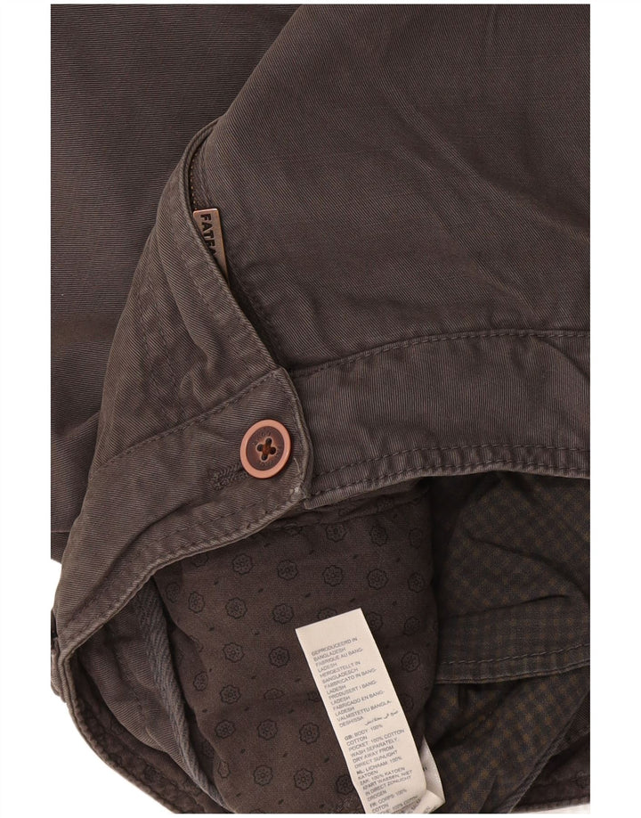 Fat Face Herre Chino Shorts W30 Medium Grey Bomuld
