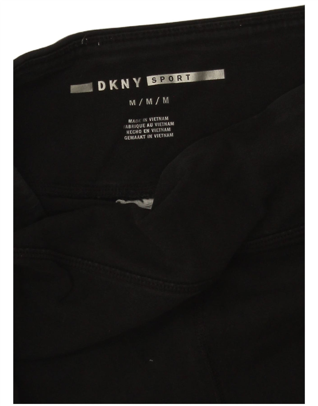 DKNY Grafiske Leggings til kvinder UK 12 Medium Sort