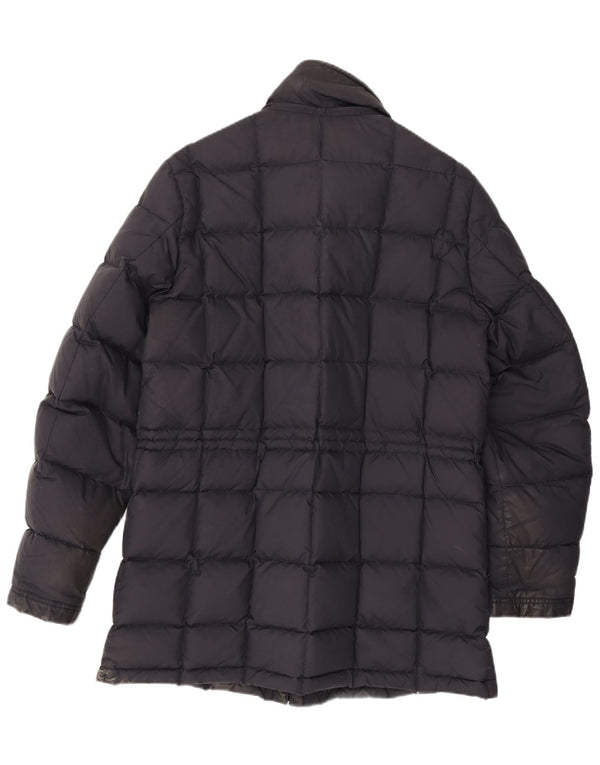 Fay Herre Polstret Frakke UK 42 XL Navy Blue Polyester