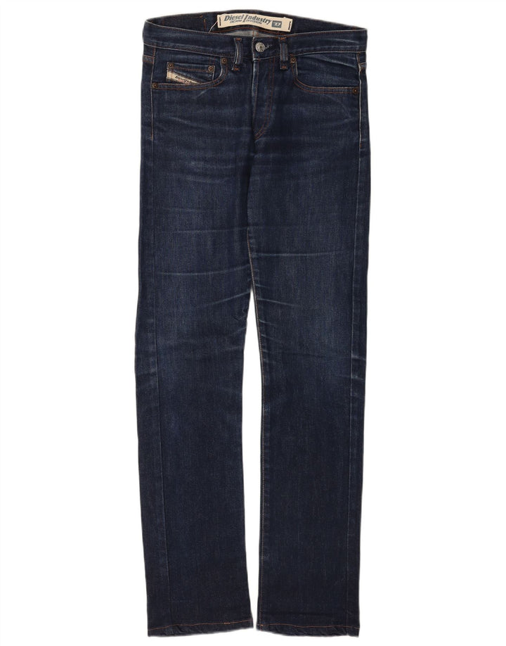 Diesel Dame Slim Jeans W27 L30 Marineblå Bomuld