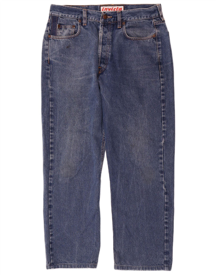Invicta Straight Jeans til mænd W33 L27 blå bomuld