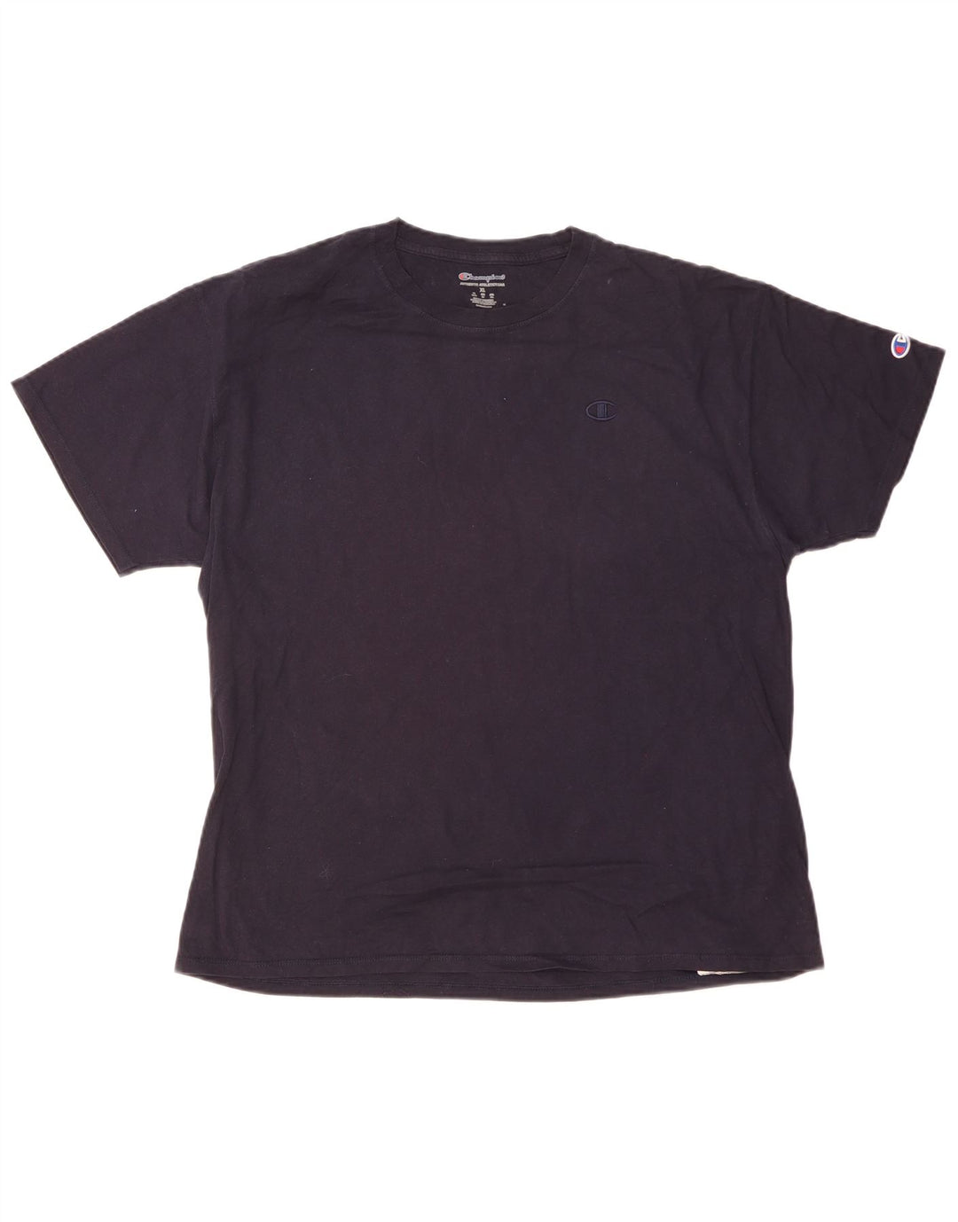 Champion herre T-shirt top XL marineblå bomuld