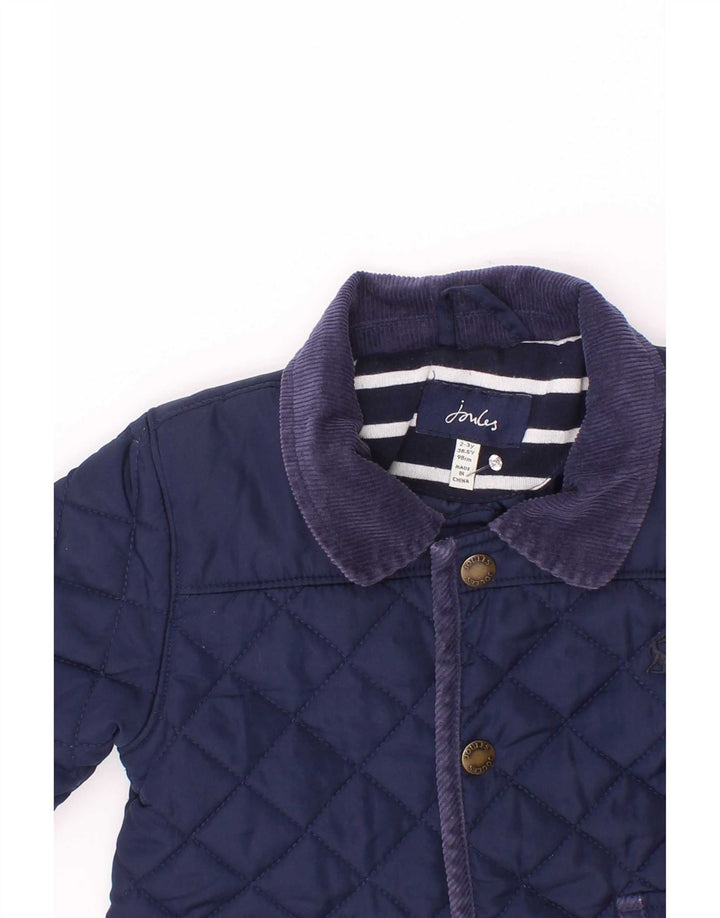 Joules drenge vatteret jakke 2-3 år marineblå polyester
