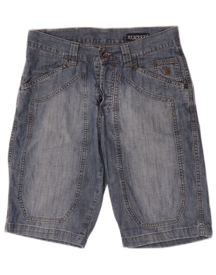 Jeckerson Herre Denim Shorts W30 Medium Blue Bomuld