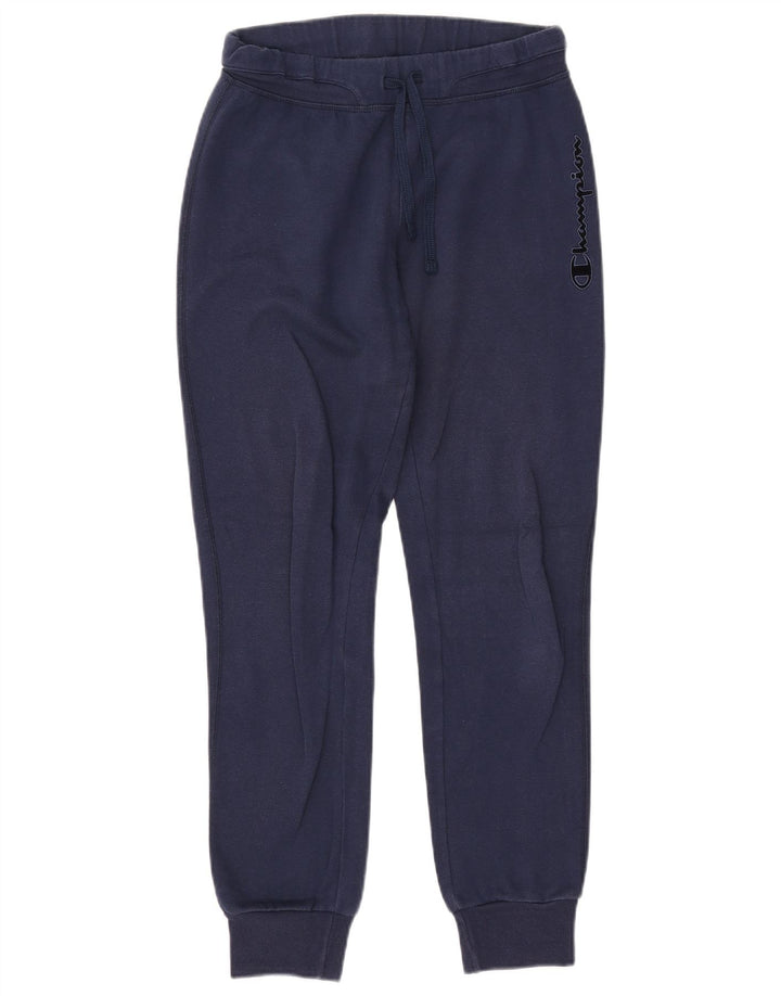 Champion Herre grafisk træningsdragt Bukser Jogger Small Navy Blue