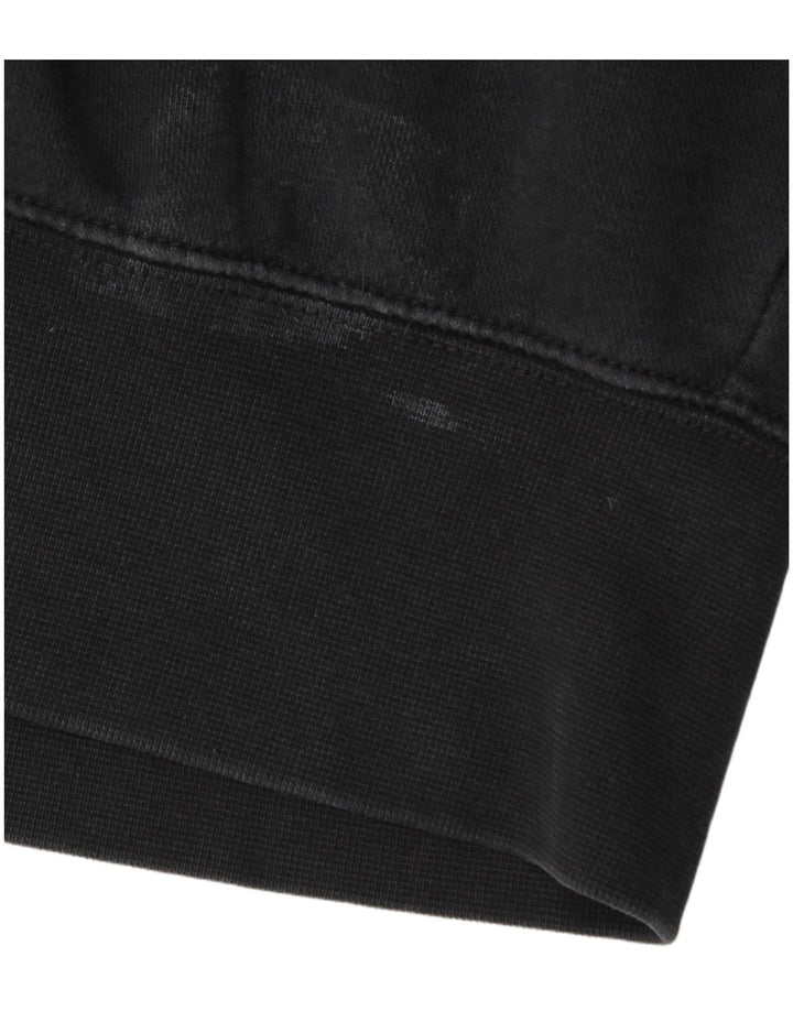 Nike Dame Oversized Hoodie Jumper UK 10 Small Black Bomuld