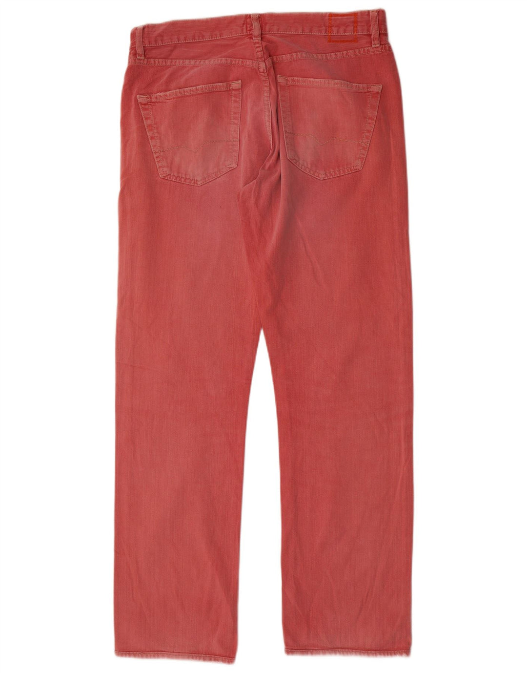 Hugo Boss Straight Jeans til mænd W33 L34 Pink Bomuld