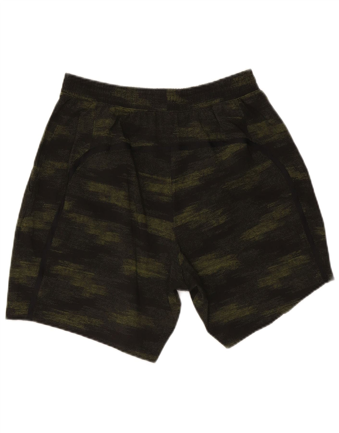 Lululemon Herre Sportshorts Medium Grøn Camouflage Polyester