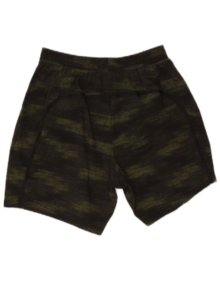 Lululemon Herre Sportshorts Medium Grøn Camouflage Polyester