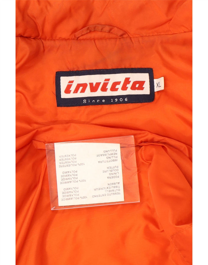 Invicta Herre Quiltet Gilet UK 42 XL Orange Polyamid