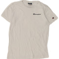 CHAMPION Boys T-Shirt Top 11-12 Years Large White Cotton