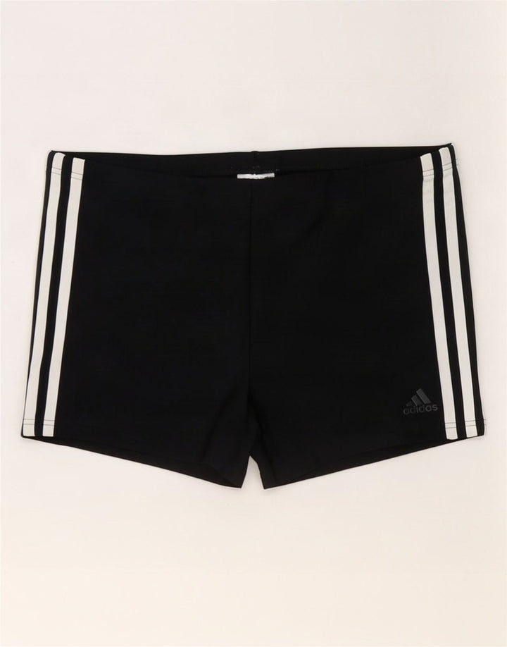 Adidas Badeshorts til mænd mellem sort polyester