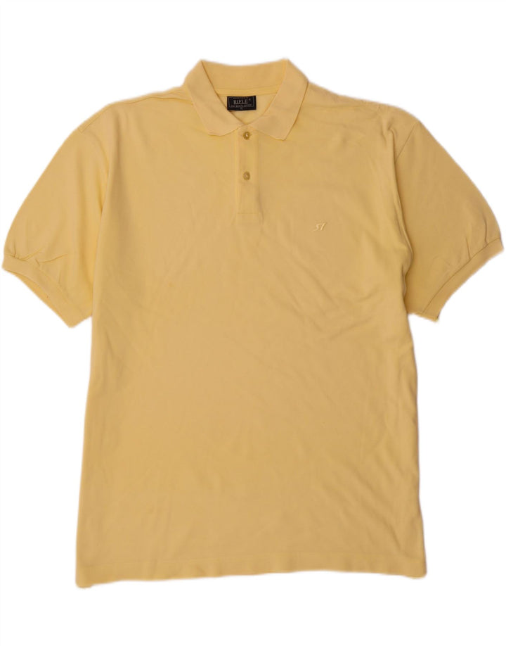 RIFLE Herre poloshirt XL Gul bomuld