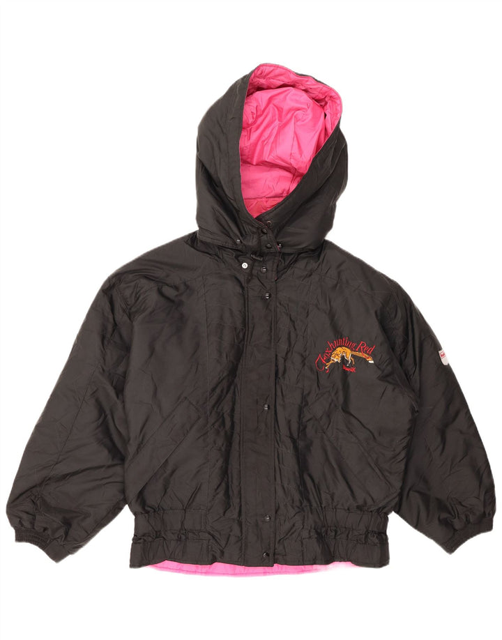 BRUNIK Dame Oversized Hættevindjakke IT 42 Medium Sort