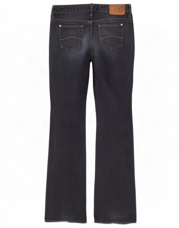 Armani Exchange Dame Bootcut Jeans US 2 XS W28 L31 Marineblå Bomuld