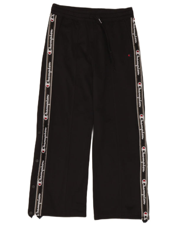 Champion Dame grafisk træningsdragt Bukser UK 10 Small Black Polyester