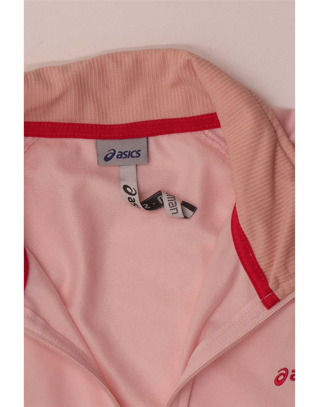 Asics træningsdragt topjakke til kvinder UK 16 Large Pink Colourblock Polyester