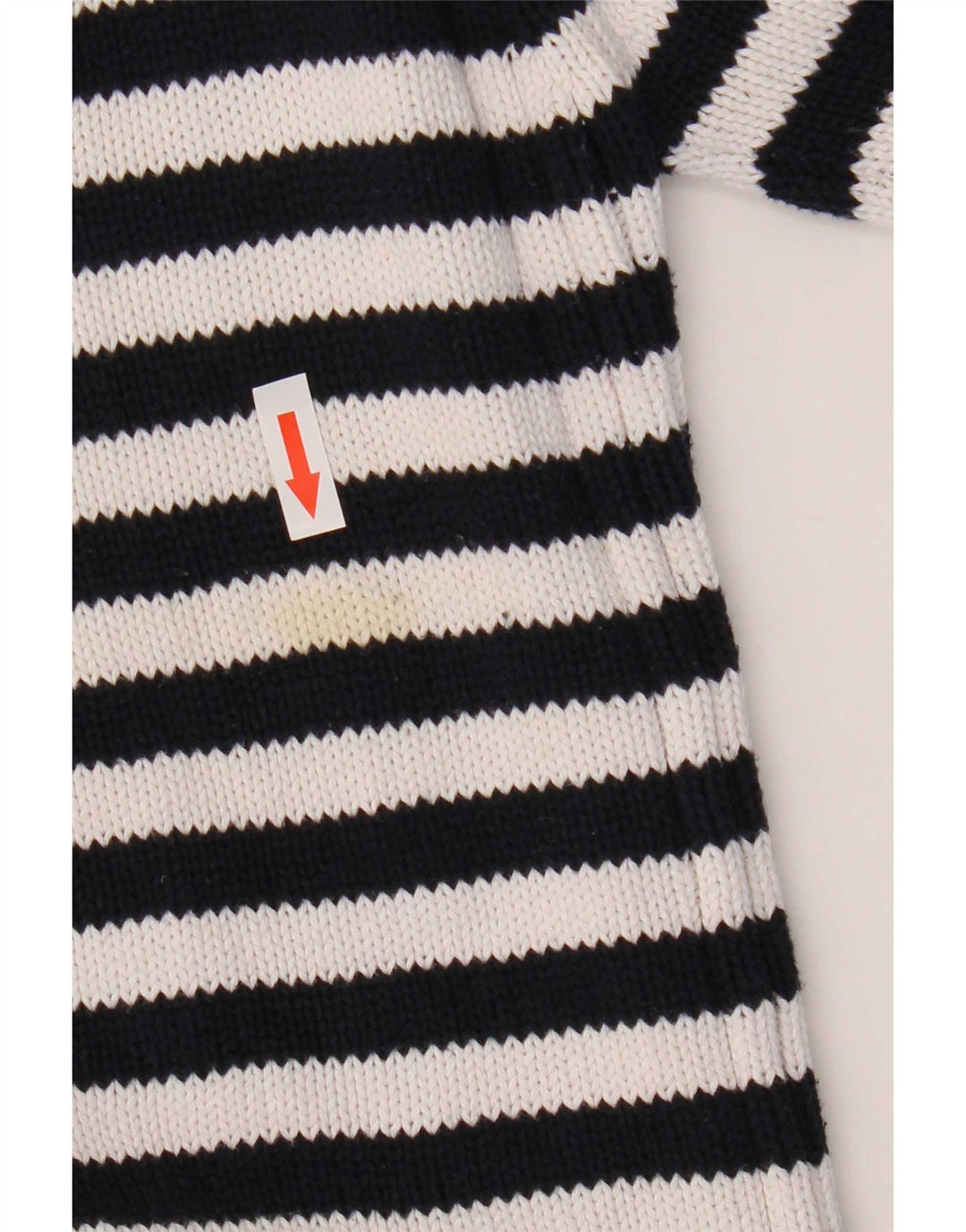 Marks & Spencer Dame Cardigan Sweater UK 16 Stor Marineblå Stribet