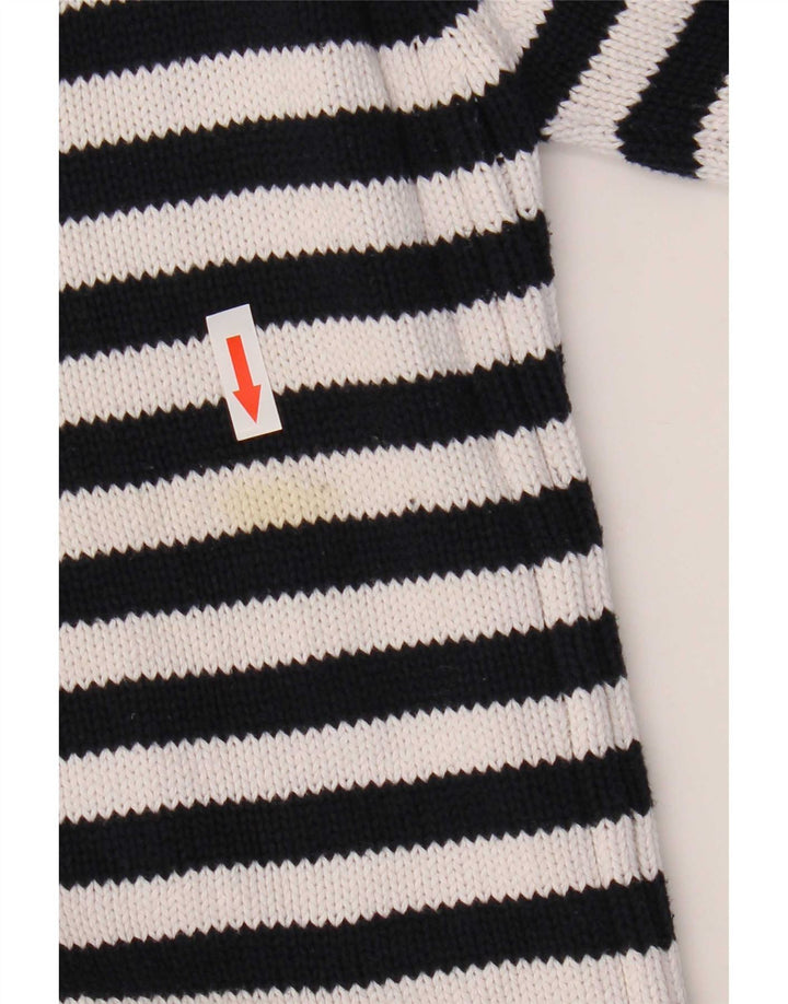 Marks & Spencer Dame Cardigan Sweater UK 16 Stor Marineblå Stribet