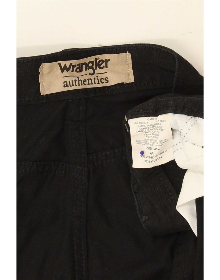Wrangler Herre Cargo Shorts W44 2XL Sort Bomuld