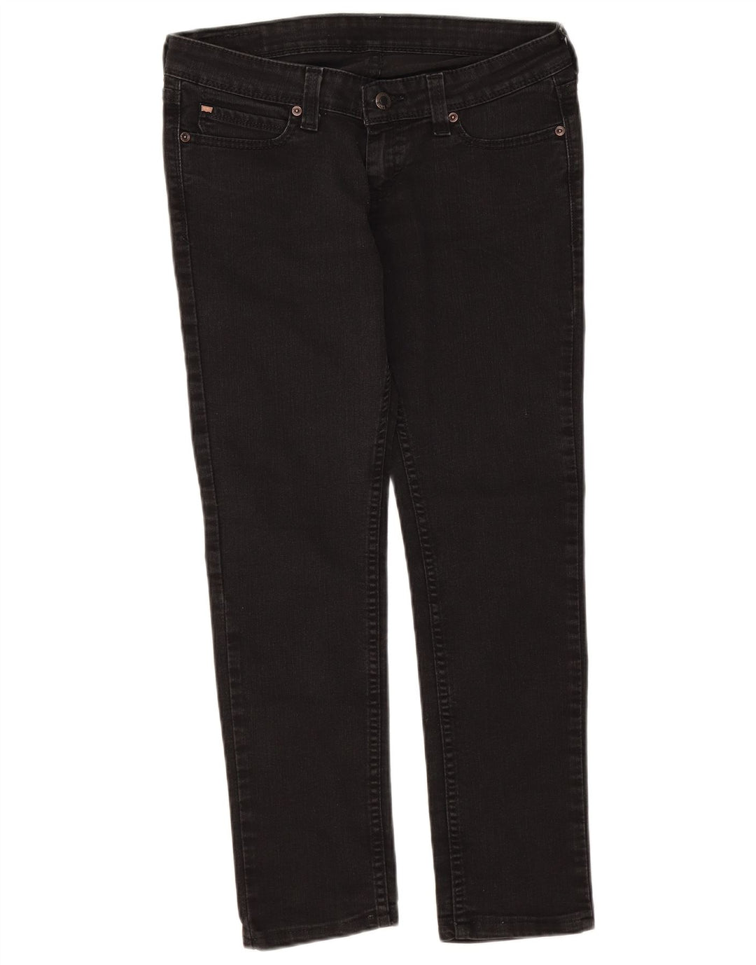 Levi's Slim Jeans med lav talje til kvinder W29 L32 sort bomuld