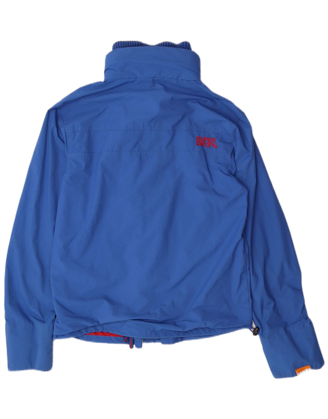 SUPERDRY Herre Windbreaker Jacket UK 40 Large Blue Nylon