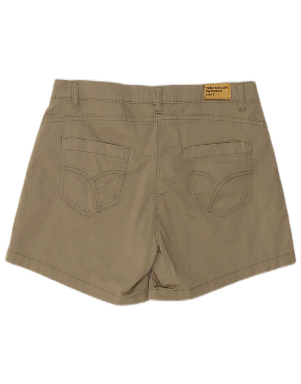Dacks Casual Shorts til kvinder IT 44 Medium W32 Khaki Bomuld