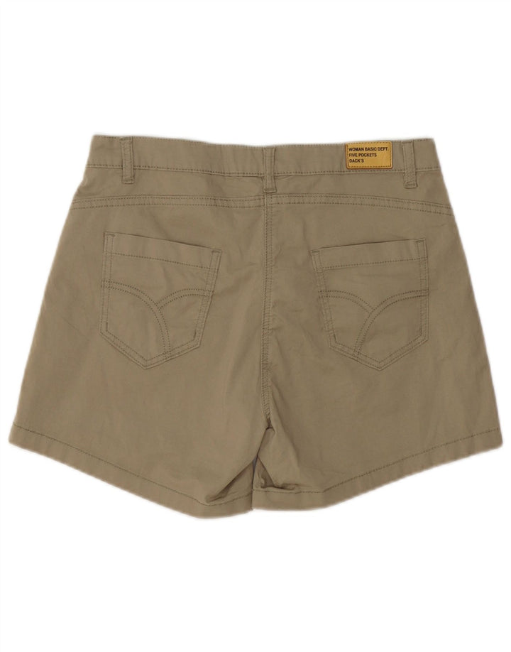Dacks Casual Shorts til kvinder IT 44 Medium W32 Khaki Bomuld