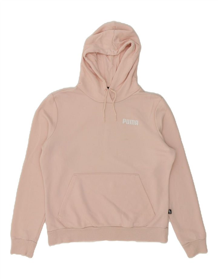 PUMA Womens Hoodie Jumper UK 14 Medium Pink Vintage Puma and Second-Hand Puma from Messina Hembry 