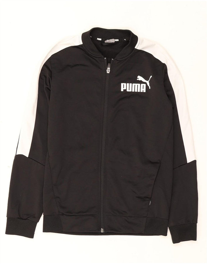 Puma Boys Grafisk træningsdragt Topjakke 11-12 år Sort Colourblock