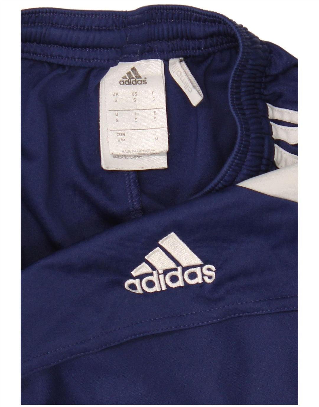 Adidas Herre Climalite Sportshorts Small Blue Colourblock Polyester